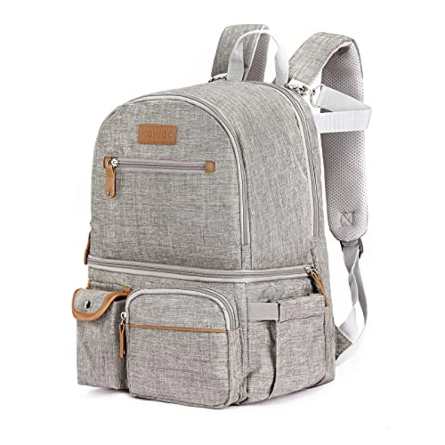 

Breast Pump Backpack - Cooler and Moistureproof Bag Double Layer for Mother Outdoor Working Backpack with 13 Inch Laptop Compar