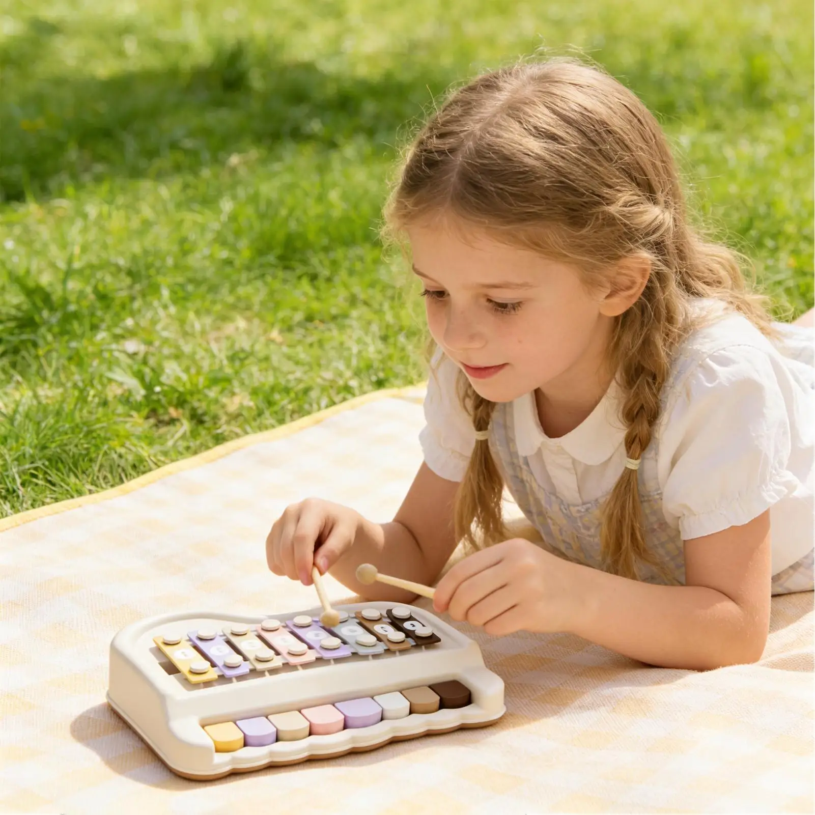 Piano Xylophone For Kids Portable Musical Instrument Keyboard Early Learning Keyboard Toy For Boy Girl Party Holiday School
