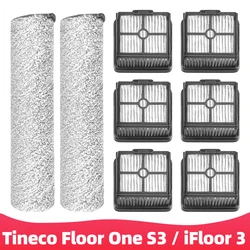 For Tineco Floor One S3 / Tineco iFloor 3 Cordless Wet Dry Vacuum Cleaner Roller Brush Hepa Filter Replacement Spare Parts