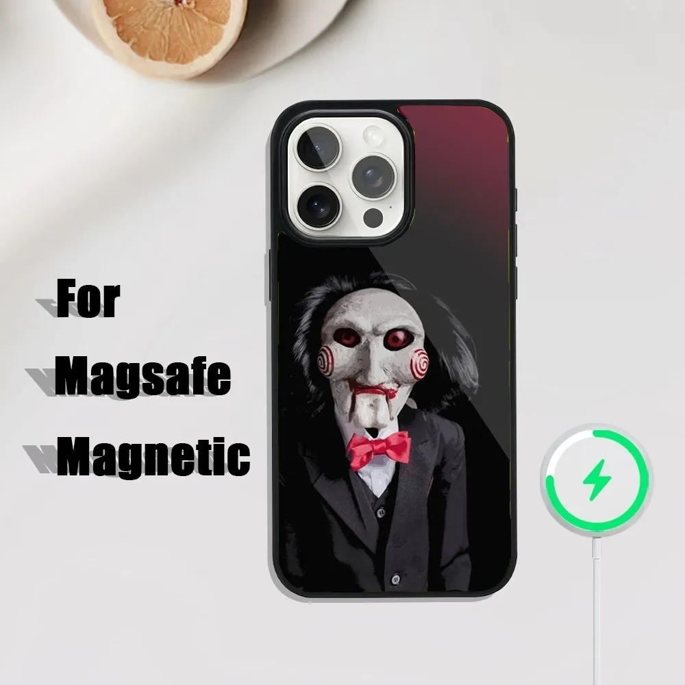 S-SAW B-BillyS-S The Puppet Phone Case For iPhone 16,15,14,13,12,11,Plus,Pro,Max Mini Magsafe Magnetic Wireless Charging