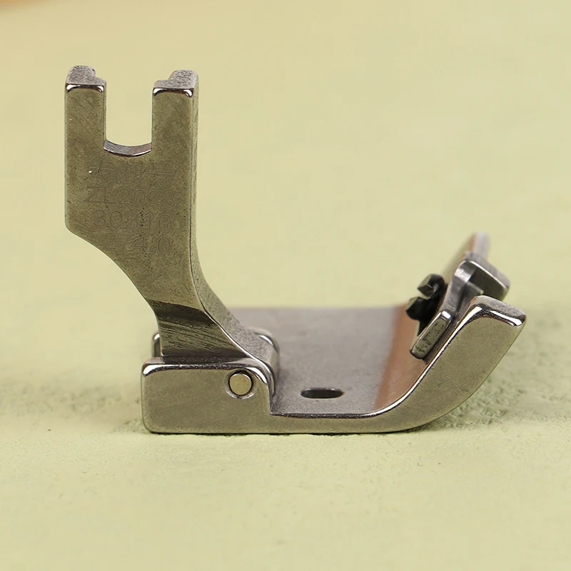 Universal Presser Pé com borda ajustável Folding Envolvimento e Curling, Flat Acessórios Máquina de Costura, F99, 1Pc