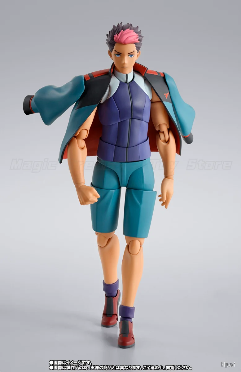 【In Stock 】Original BANDAI SPIRITS S.H.Figuarts Guel Jeturk Figures Animation Ornaments Collection Model