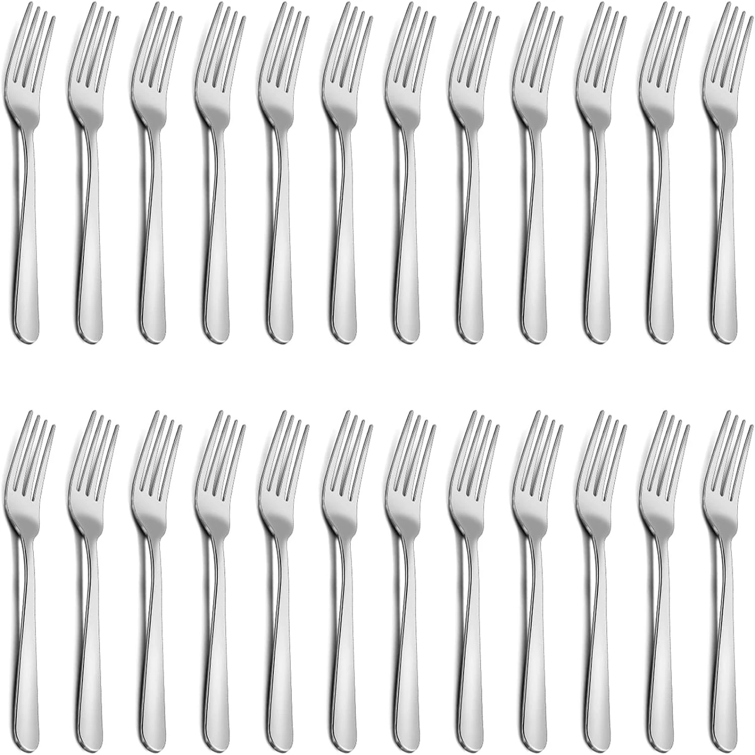 Dinner Forks Set,  7.1 Inches Stainless Steel Forks Silverware,  Table Forks Set, Use for ,  and Restaurant -  Polished, Dishwas