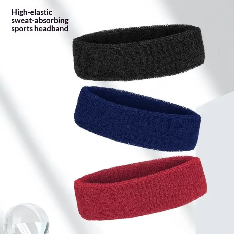 New Yoga Exercise Sweatband Absorbent Headband Quick-Drying Fitness HeadbandAcc