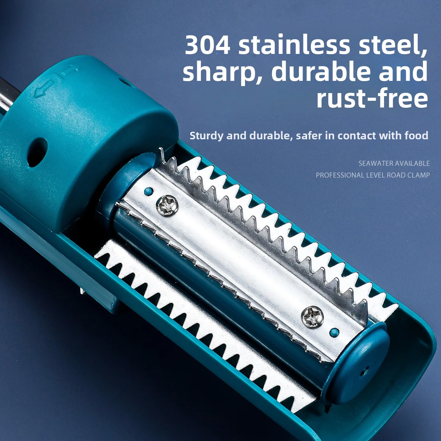 

Утолщенный регулируемый 6-рядный зубчатый электрический скребок - скребок для электрической дрели, аксессуар из нержавеющей стали