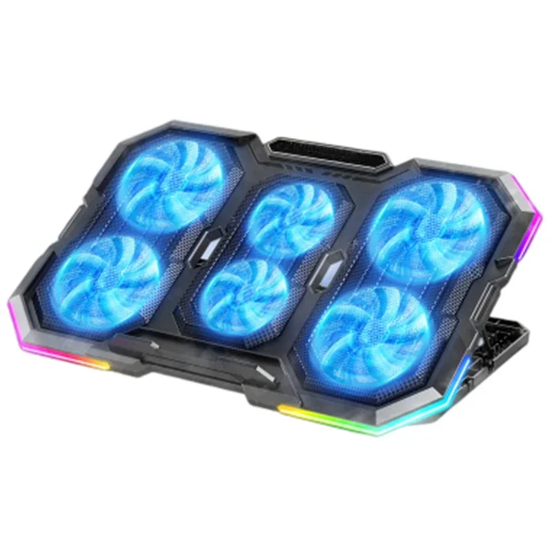 Laptop radiator base 17 inch gaming laptop mute bracket water cooling cooling exhaust fan booster pad for alien