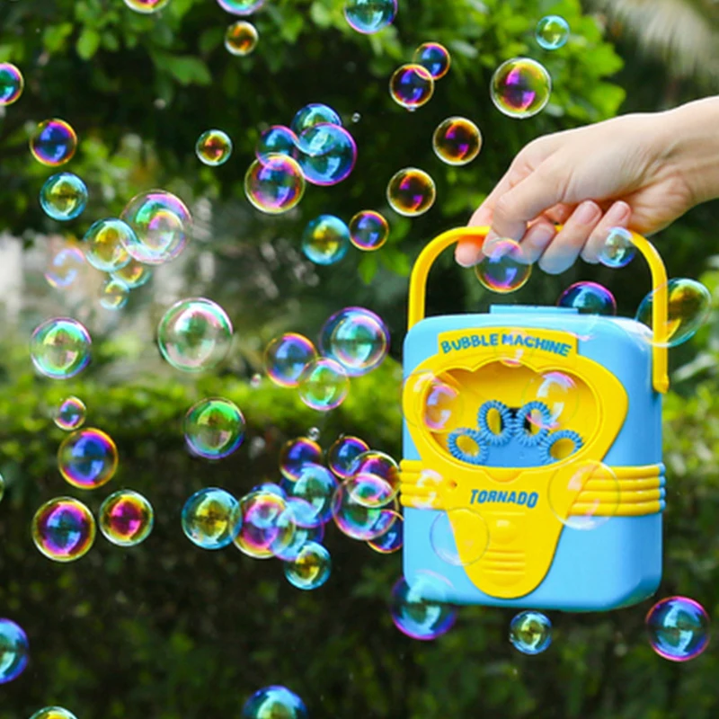 Automático Funny Frog Bubble Machine for Kids, Blower Maker, Party Toy, Verão ao ar livre, Atacado e Drop Shipping, Novo, Bonito