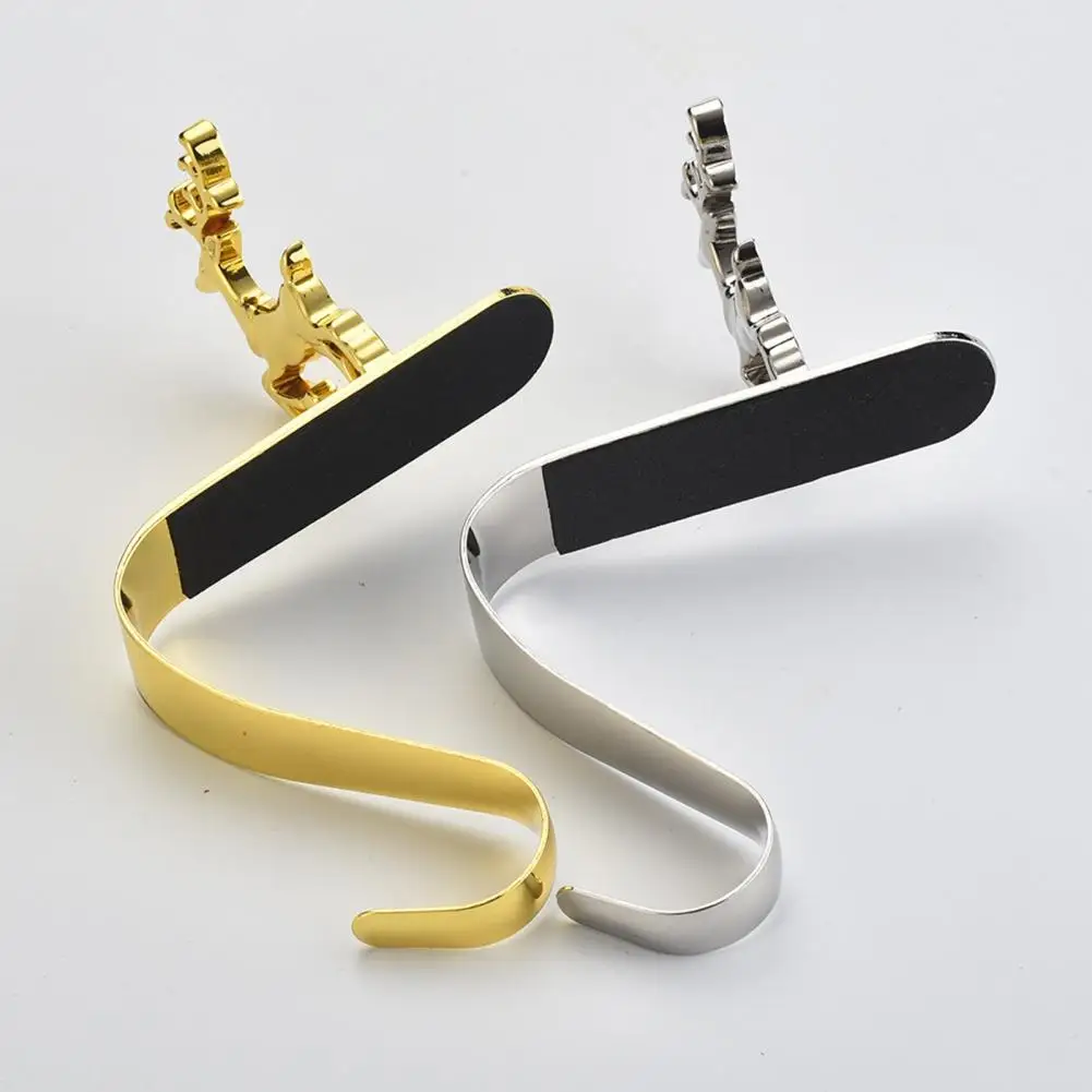 Holiday Stocking Hook Festive Christmas Stocking Hooks Non-slip Metal Hangers for Mantel Ornaments Decorations