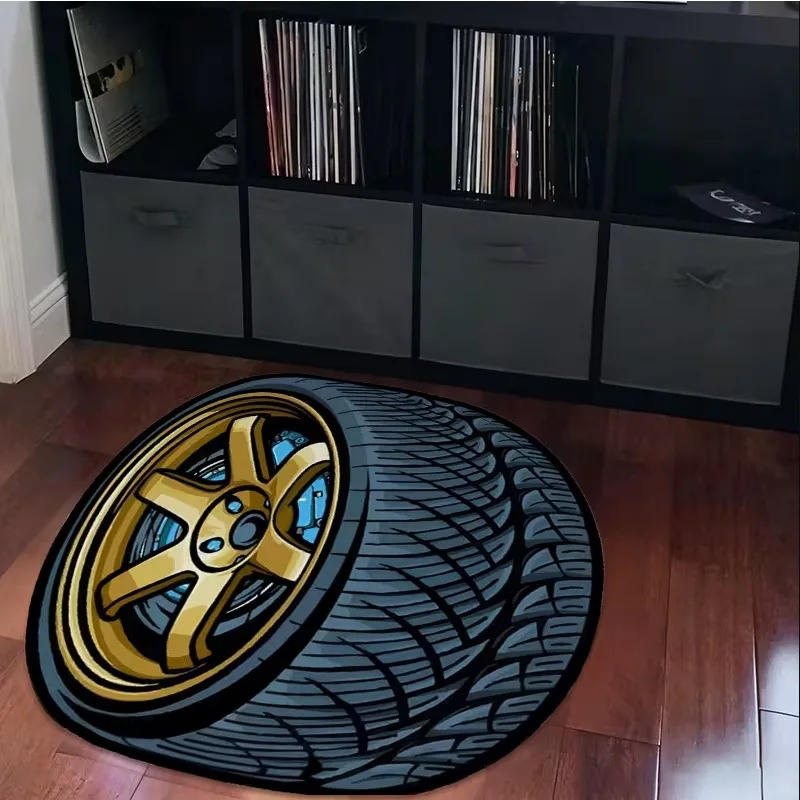 A Must-have for Racing Enthusiasts Creative Printed Carpets That Anti Slip Easy Clean Ideal for Home or Vacation Homes Durable