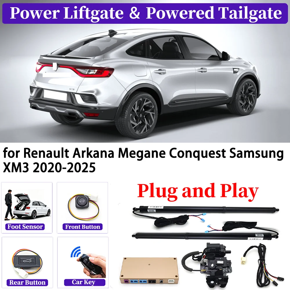 for Renault Arkana Megane Conquest Samsung XM3 2020-2025 OEM Car Automatic Power Liftgate Smart Auto Electric Tailgate System