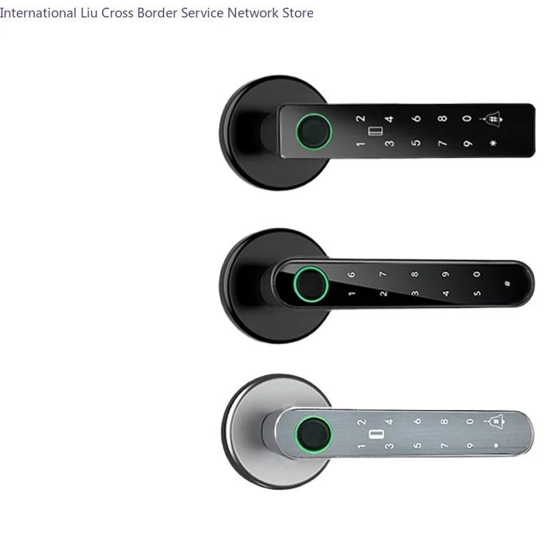 Fingerprint Lock Smart Door Lock House Door Household Wooden Door Indoor Bedroom Full Set of Universal Password Locks