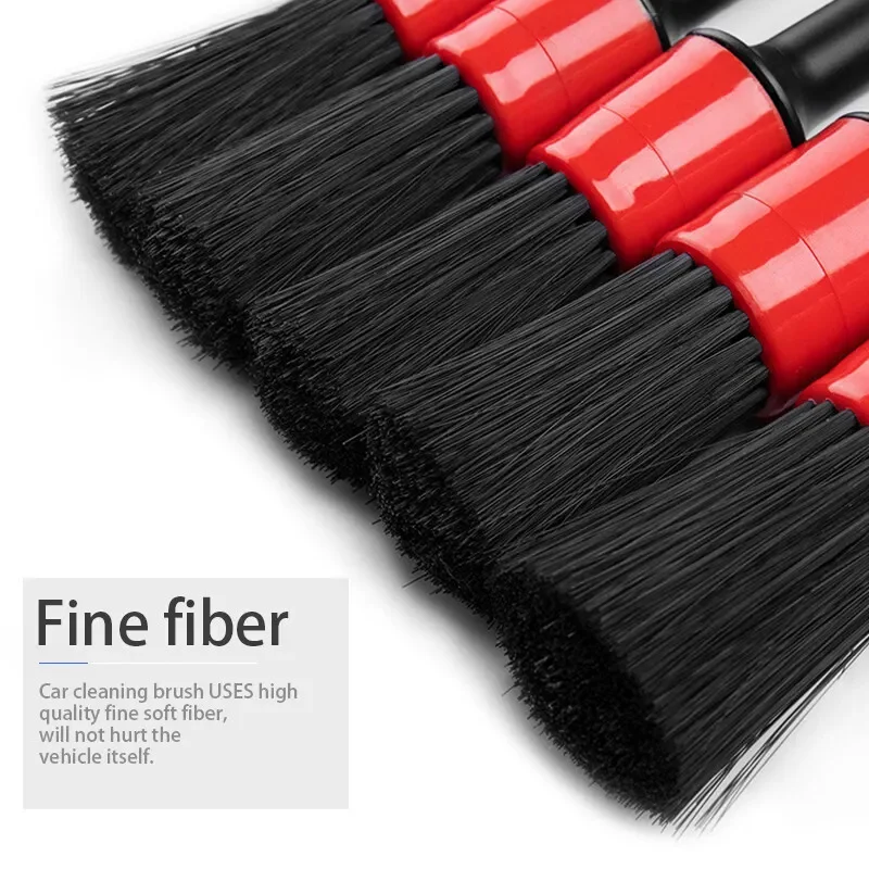 

5, набор щеток для деталей автомобиля, приборная панель автомобиля, щетка для выхода кондиционера, инструмент для чистки салона автомобиля