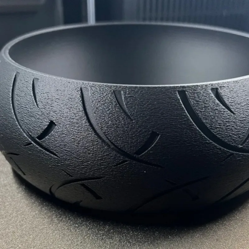 3D Printing Storage Box Miscellaneous Tray Multi‑function Organizer Tire‑Shaped Desktop Sundries Container House Decoration Gift