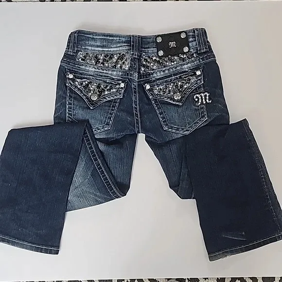 Y2k European And American, Spice Girl Style Retro Low-rise Sequins Niche Design Slim-fit Washed Jeans Tide
