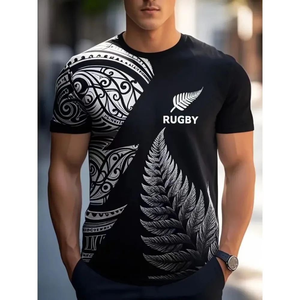 Vintage Graphic Print Short Sleeve Tee Classic Men's Clothing Plus Size 6XL Summer Short Sleeve T-shirt For Man Sports T-shirts