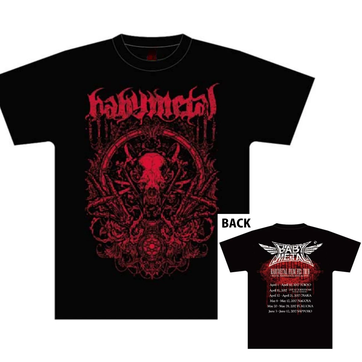 THE ONE TEE 2026 BABYMETAL Band T-Shirt Cotton Graphic Tee Men Women Summer Streetwear