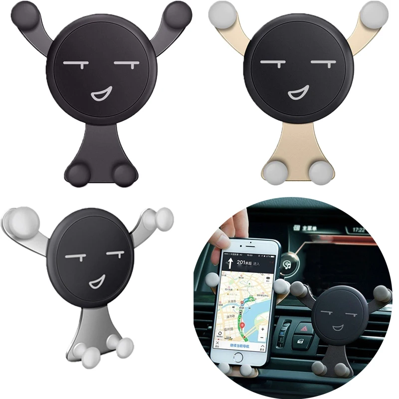 

Car Universal Gravity Phone Holder Air Vent Mount Stand For Cell Phone GPS car Bracket Mobile Phone Car Accessories car interior