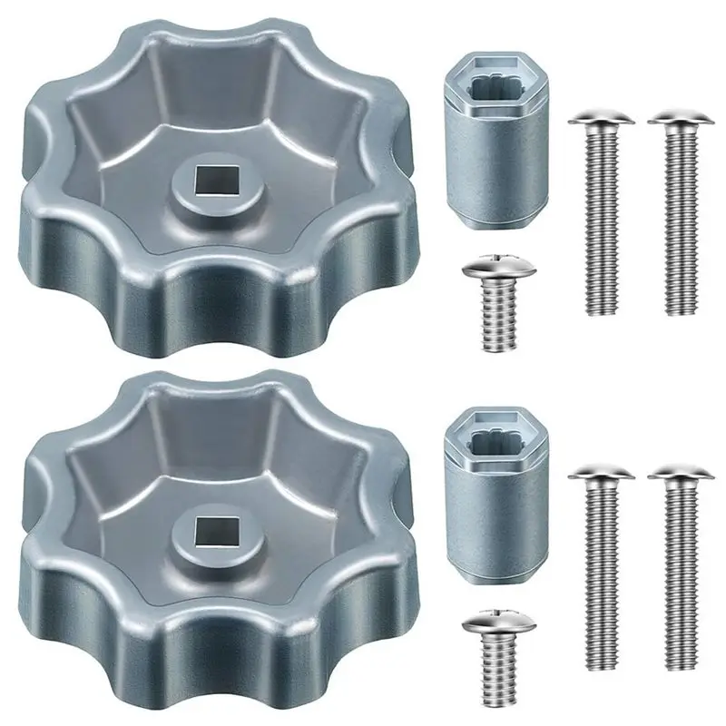 

ABMH-Adapter Included 2Pack Outdoor Faucet Handle,Water Spigot Handle For Danco 10006 Hose Bib,With Screws