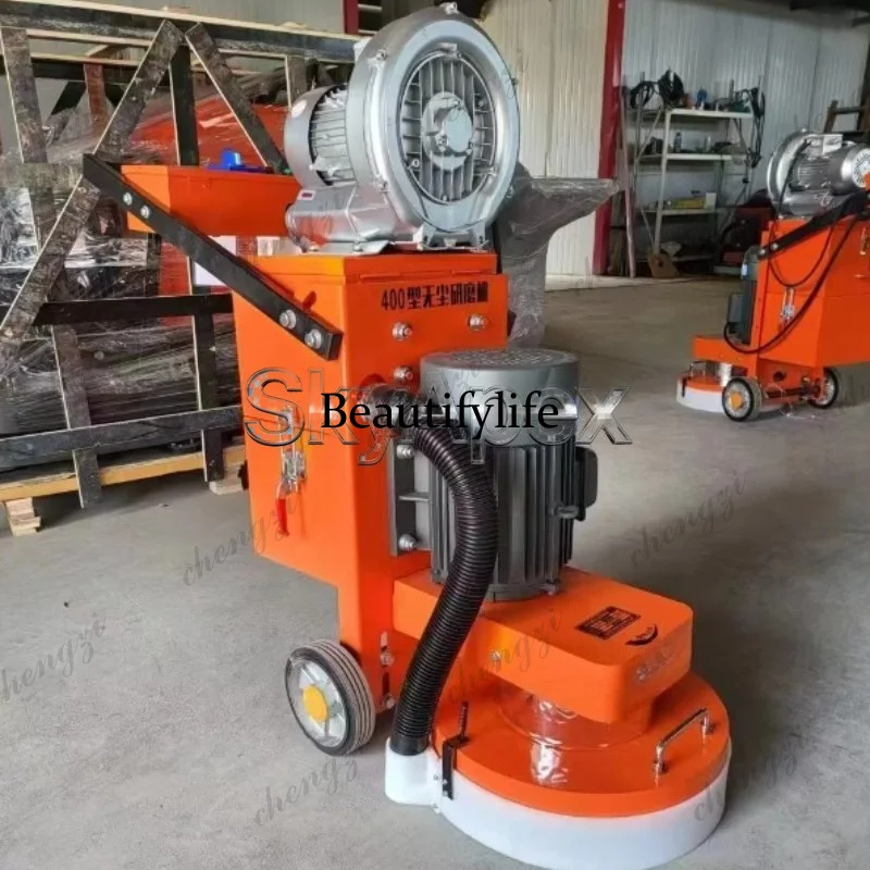 

81Dust-Free Concrete Floor Grinder Variable Frequency Epoxy Polishing Machine High Speed Cement Grinding And Renovation Tool