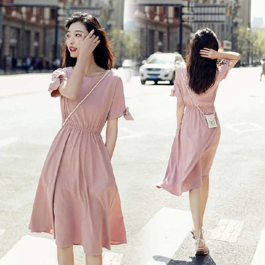 【OFERTA】Vestido Platycodon francés de estilo mágico para mujer, novedad 2026, vestido coreano fresco y adelgazante para estudiantes, ideal para el verano.