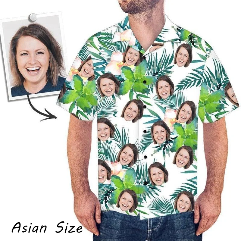 

Рубашка-поло унисекс с 3D-принтом «Тропические растения» на заказ, пляжная, с короткими рукавами, в гавайском стиле, 2026