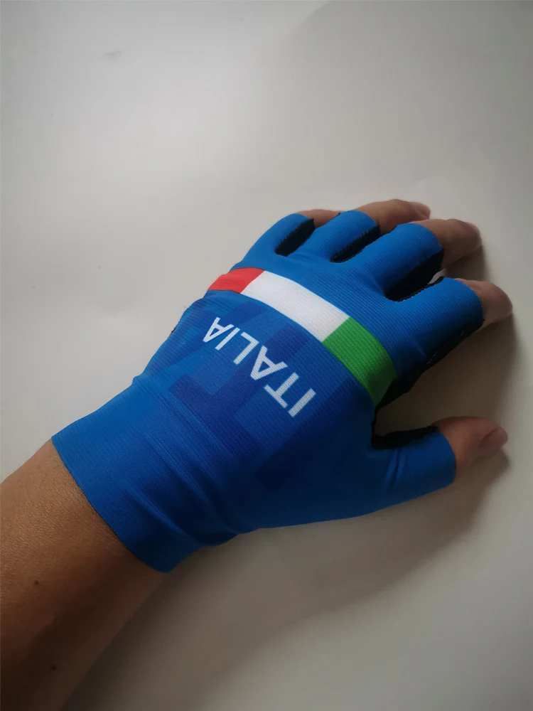 AliExpress NONE Pro Team 2026 Breathable Cycling Gloves UAE ITALY Road Bike Gloves Men Sports Half Finger Anti Slip MTB Bicycle Glove