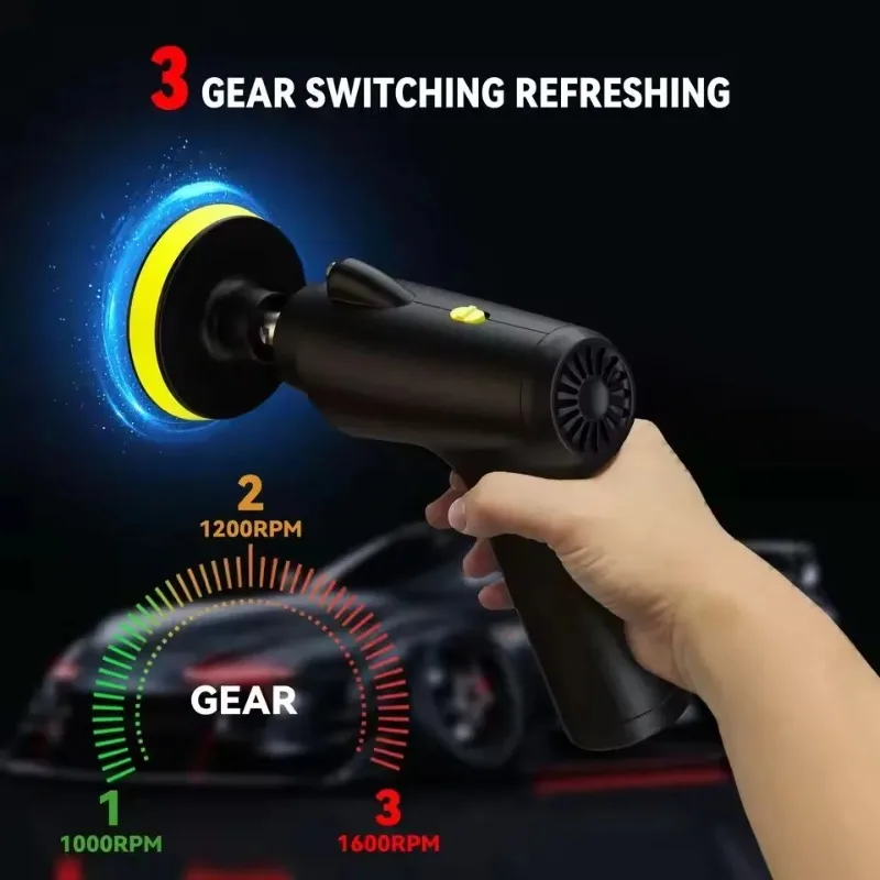 Car Buffer Polishing Machine Cordless Wireless Electric Mini Multifunctional Hand-held Battery