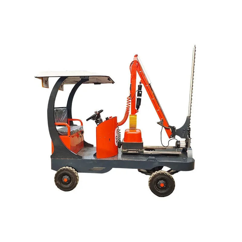 

Electric ride-on hedge trimmer Pruning car on both sides