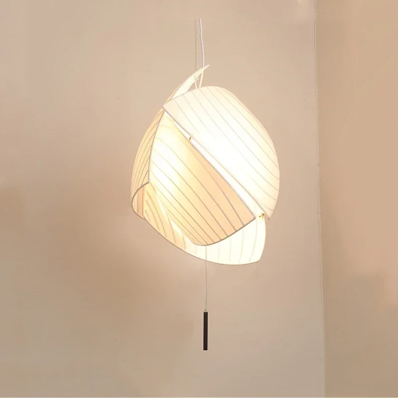 Imagem -03 - Designer Italiano Silk Fabric Chandelier Led Pendurado Lâmpada Luminária para Loft e Sala de Estar Restaurante e Loft Building Home Decor