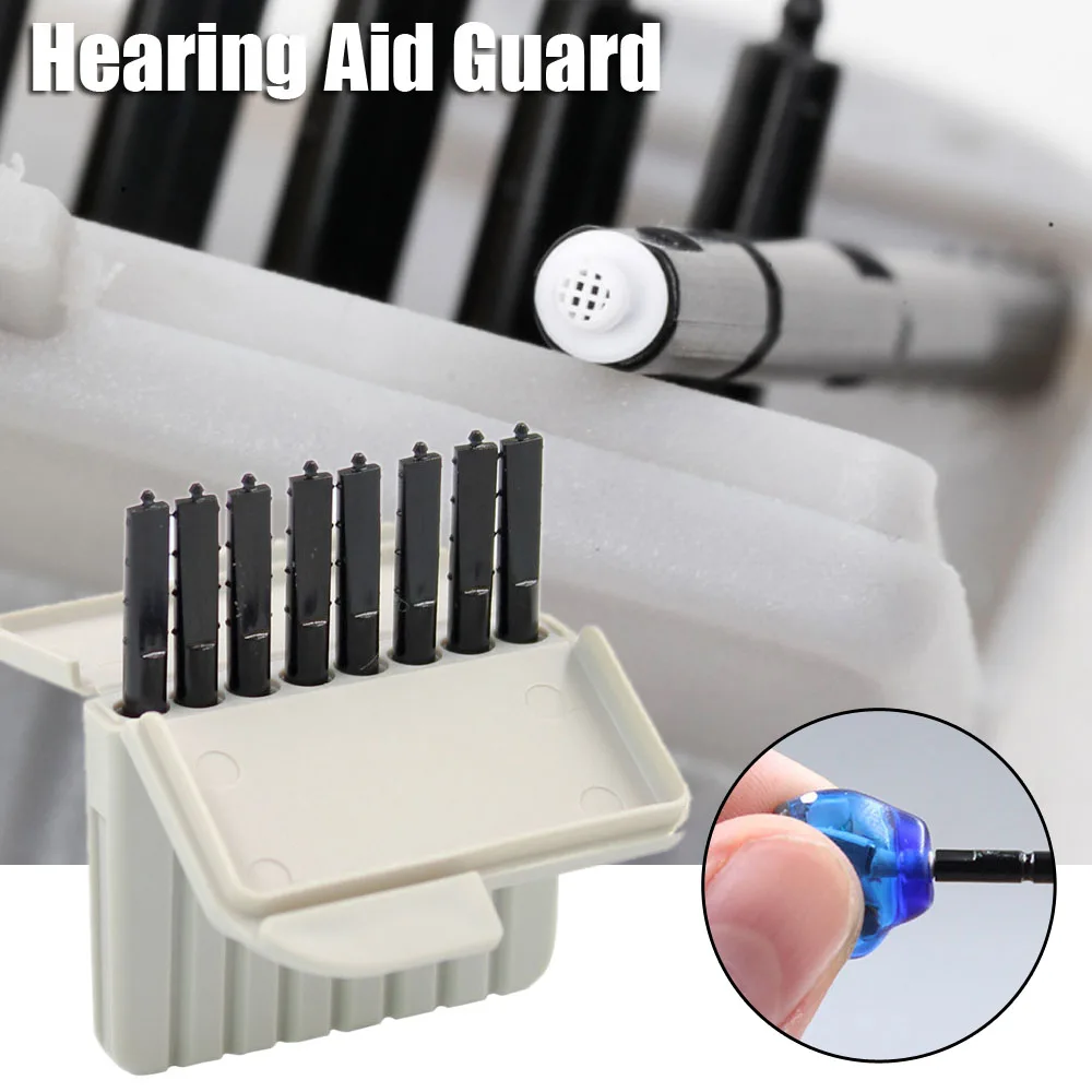 8Pcs 1.2mm Hearing Aid Earwax Guards Filters Hearing Assistance for Dustproof Prevents Hearing Aid Guards Personal Health Care