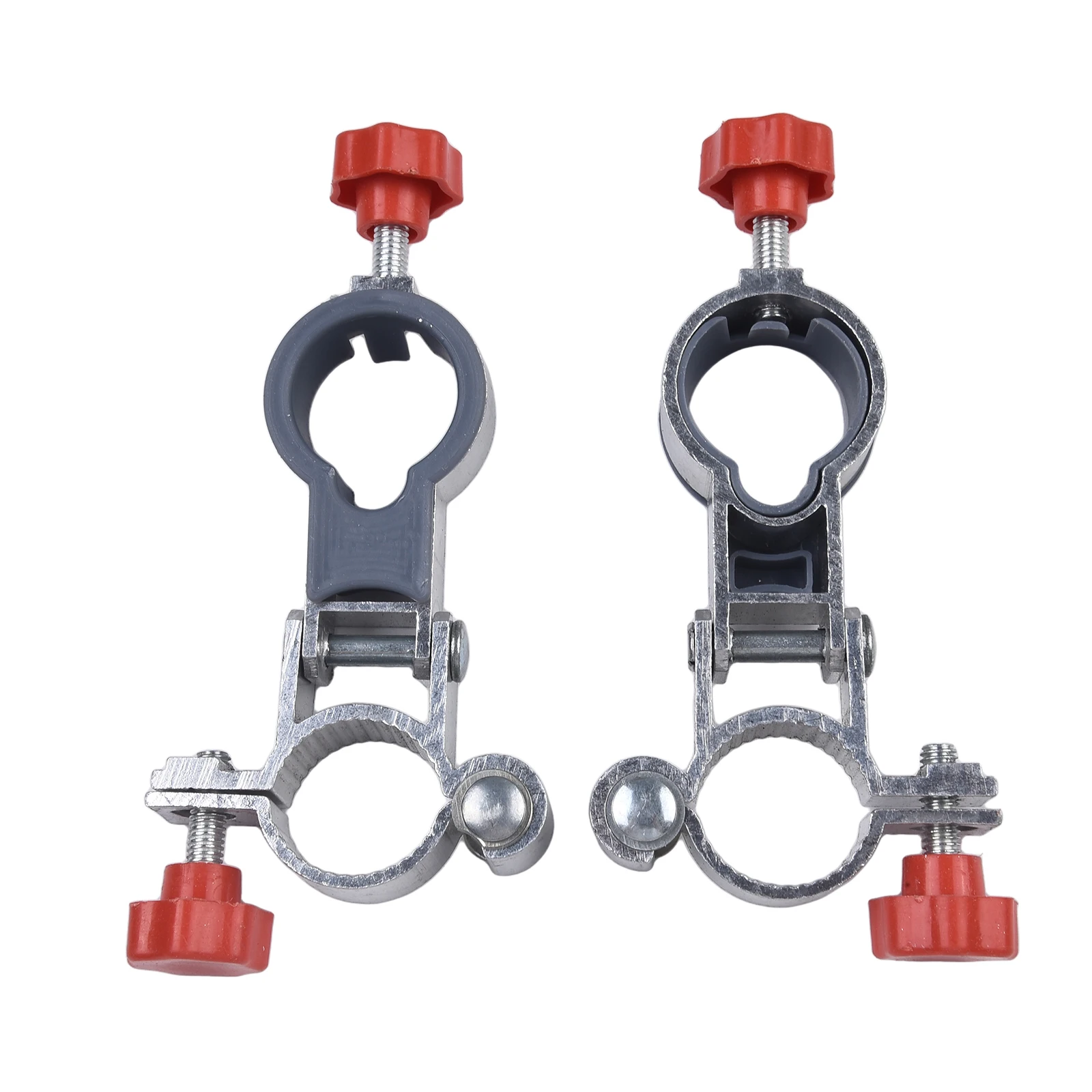 2 Pcs Clip On Mount for Garden Chair Umbrella Holder with Lock Closure for Patio Balcony Deck Fishing Chair Tube 25mm