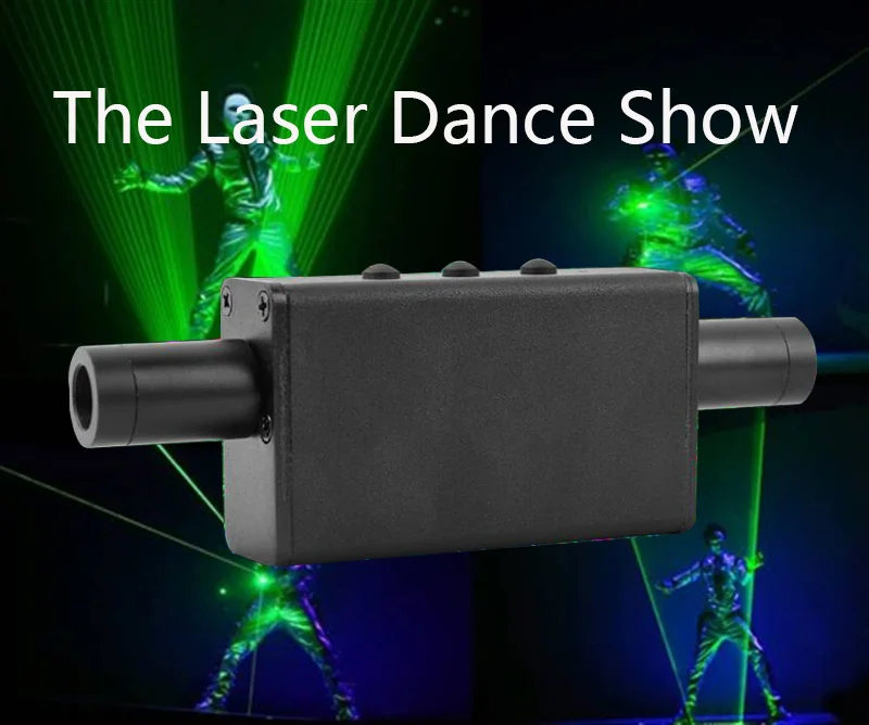 Imagem -05 - Mini Dupla Direção Verde Laser Espada para o Homem Laser Mostrar Duplo-headed Feixe de Largura Laser Duplo Laser Caneta Dança Palco Adereços