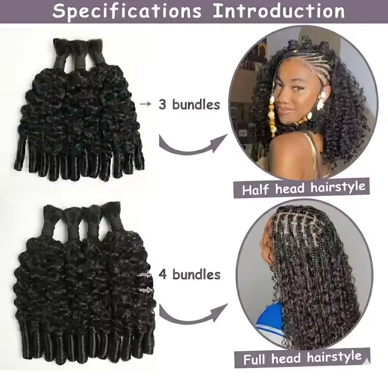 Cabelo Humano 16A para Tranças - Hair Care Curly Hair avaliação e preço