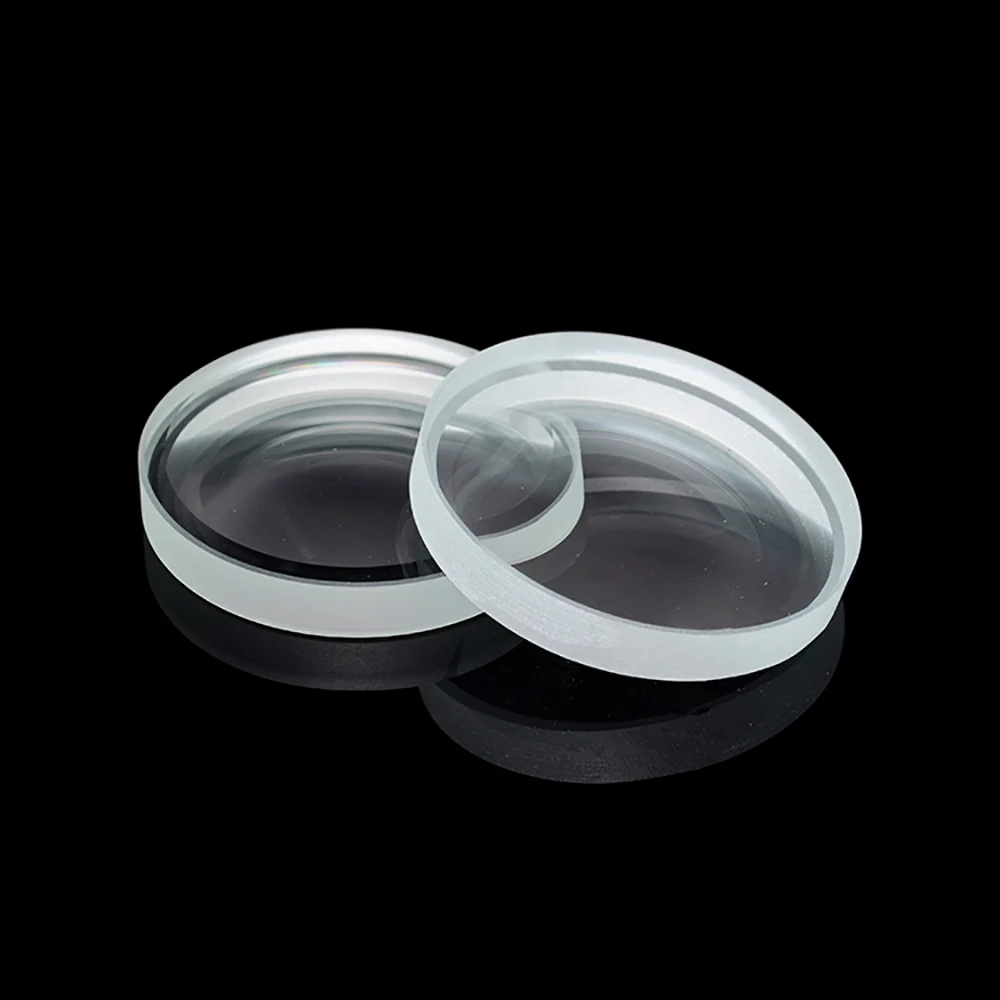 1PCS Double Concave Glass Lens  Optical Glass   Minifier Lenses Biconcave Lentes