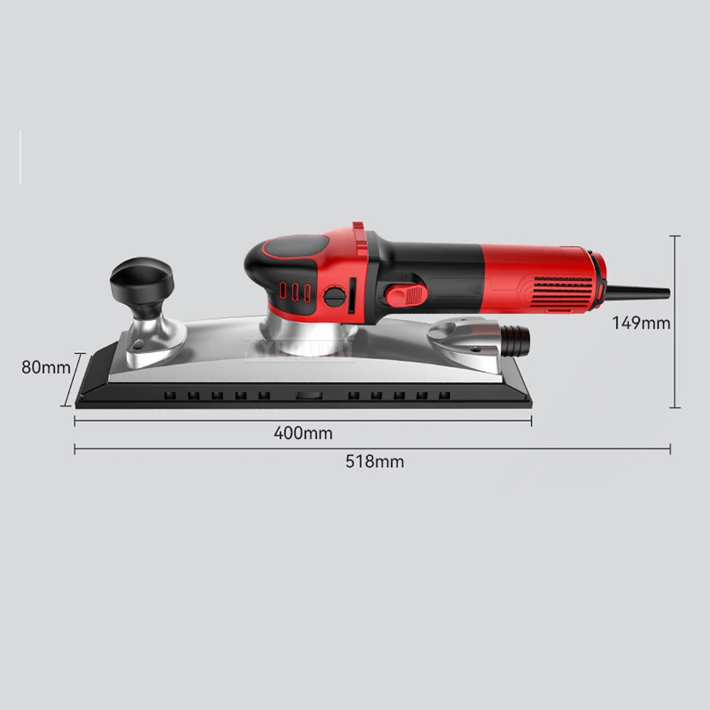 Square Sanding Machine Portable sander grinder 220V 80*400mm Electric flat stainless steel polishing machine Straight