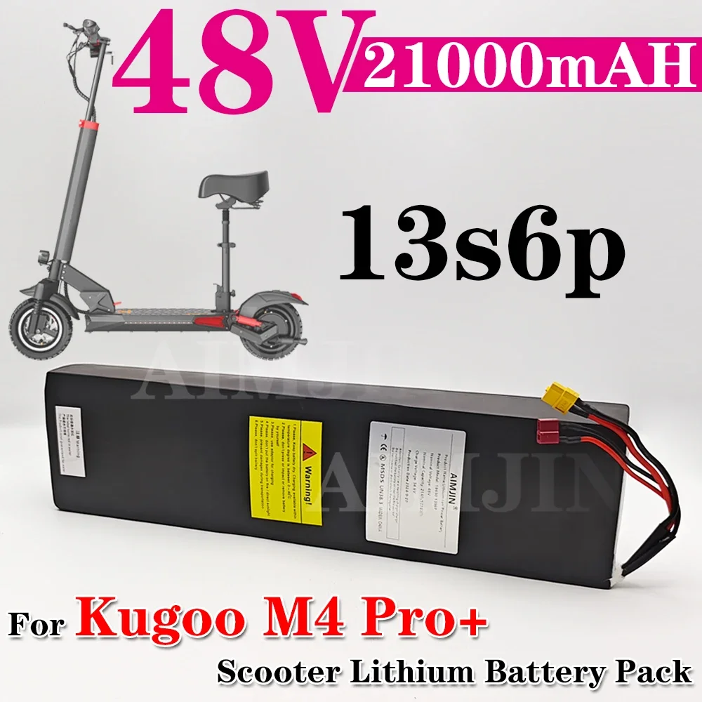 48V Battery 18650 13S6P lithium battery pack 21000mAh for Kugoo M4/M4Pro/Max Speed  scooter with BMS