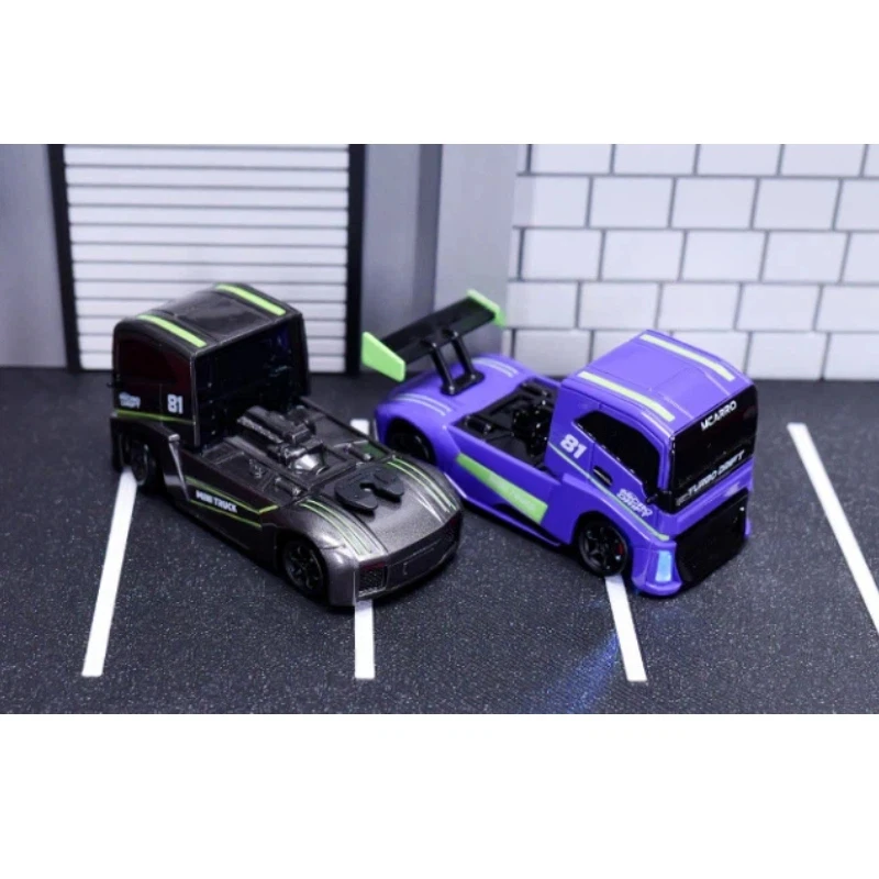 

1:87 Scale Mini 4WD RC Car Alloy Simulation Sports Model with Remote Control Drift Stunt Racing Toy Gift for Boys Kids