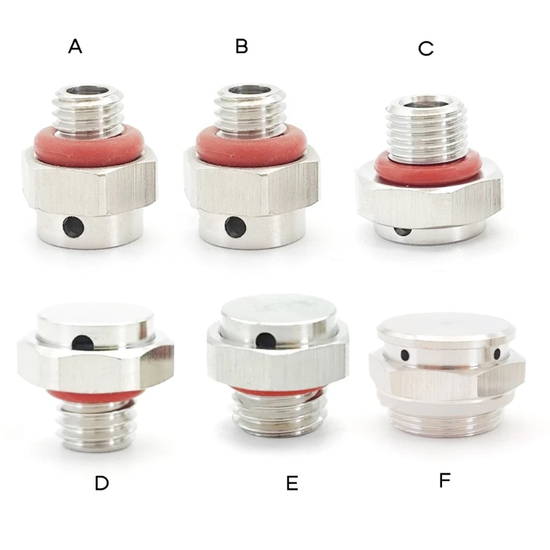 M25 Filettatura del tubo Sfiato sfiato idraulico Tappo sfiato limitatrice pressione in acciaio inossidabile