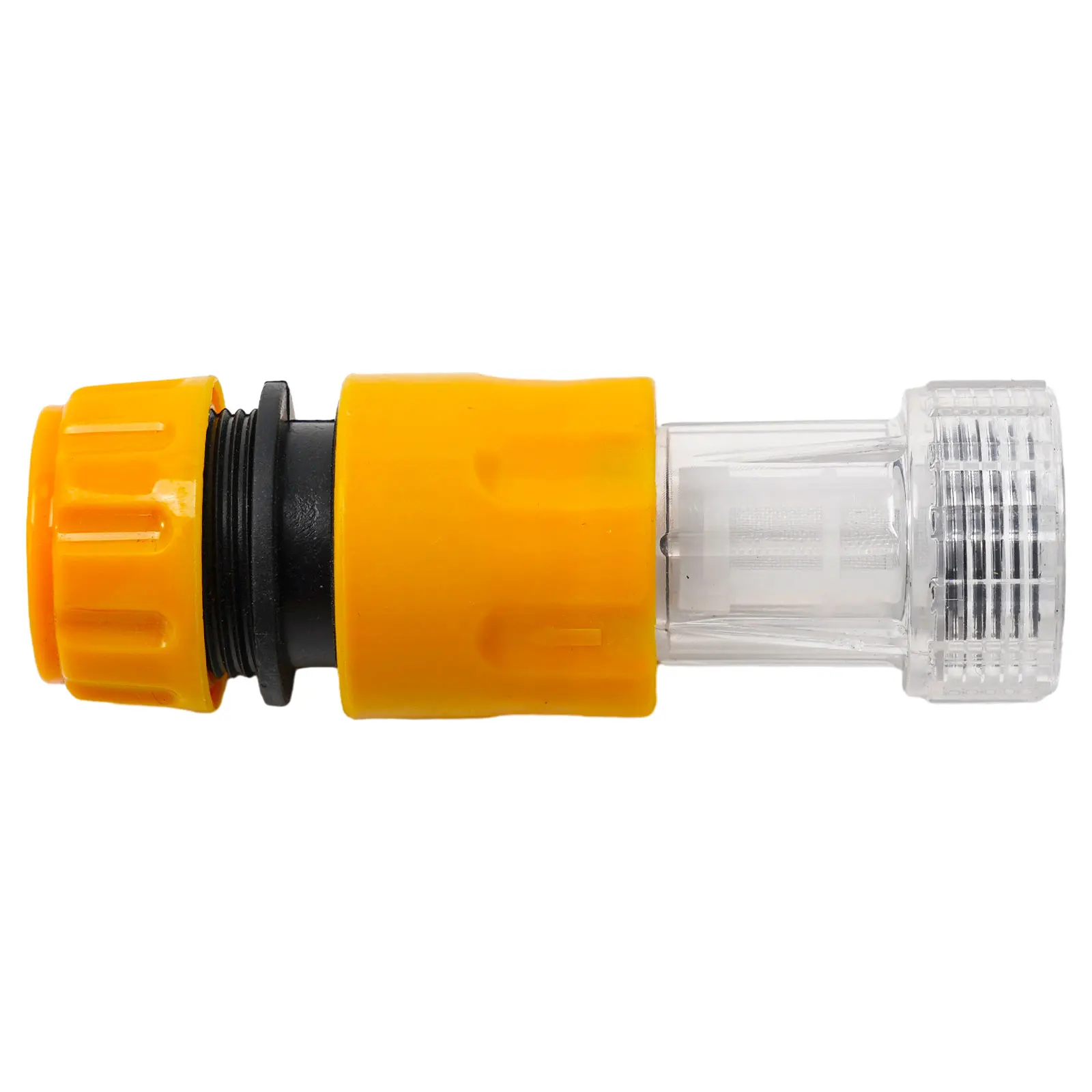 Car Washer Water Connector Adapter Compatible with Pressure Washers Featuring Replaceable Filter Elements and Hose Fitting