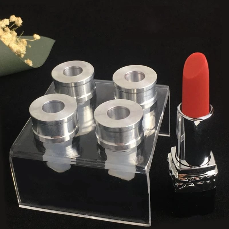 F2TD 9 Pcs Simple Design DIY Makeup Cosmetics Lipstick Mould Silicone Lipstick Making Mould DIY Lip Balm Lipstick Making Tool