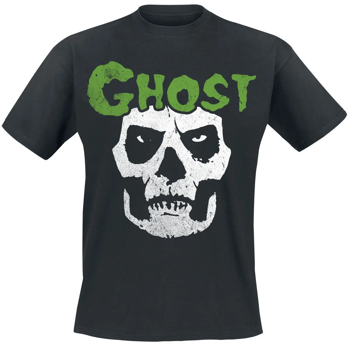 Y2k Summer Ghost Graphic Cotton Band T-shirt Unisex Summer Short Sleeve Fashion Brand Tee Luxury Casual Vintage Retro Tops