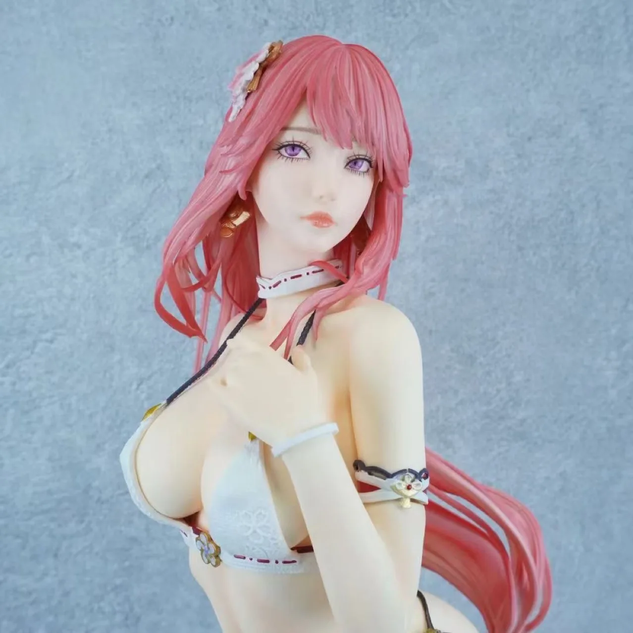 50CM Genshin Impact FA Yae Miko In A Bathing Suit Beautiful Girl Anime Handmade Action Figures Desktop Case Decoration Ornament