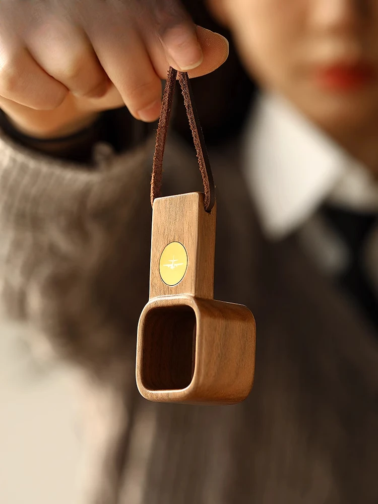 For MHW-3 Bomber Jove Japanese vintage walnut short-handled coffee beans/powder spoon