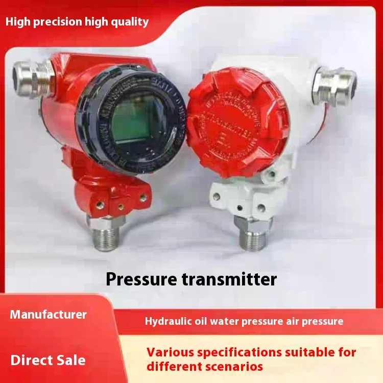Industrial Aluminum Shell 0~1.6Mpa 4~20mA LED Display Output Explosion-proof Digital Fuel Pressure Transmitter IP65