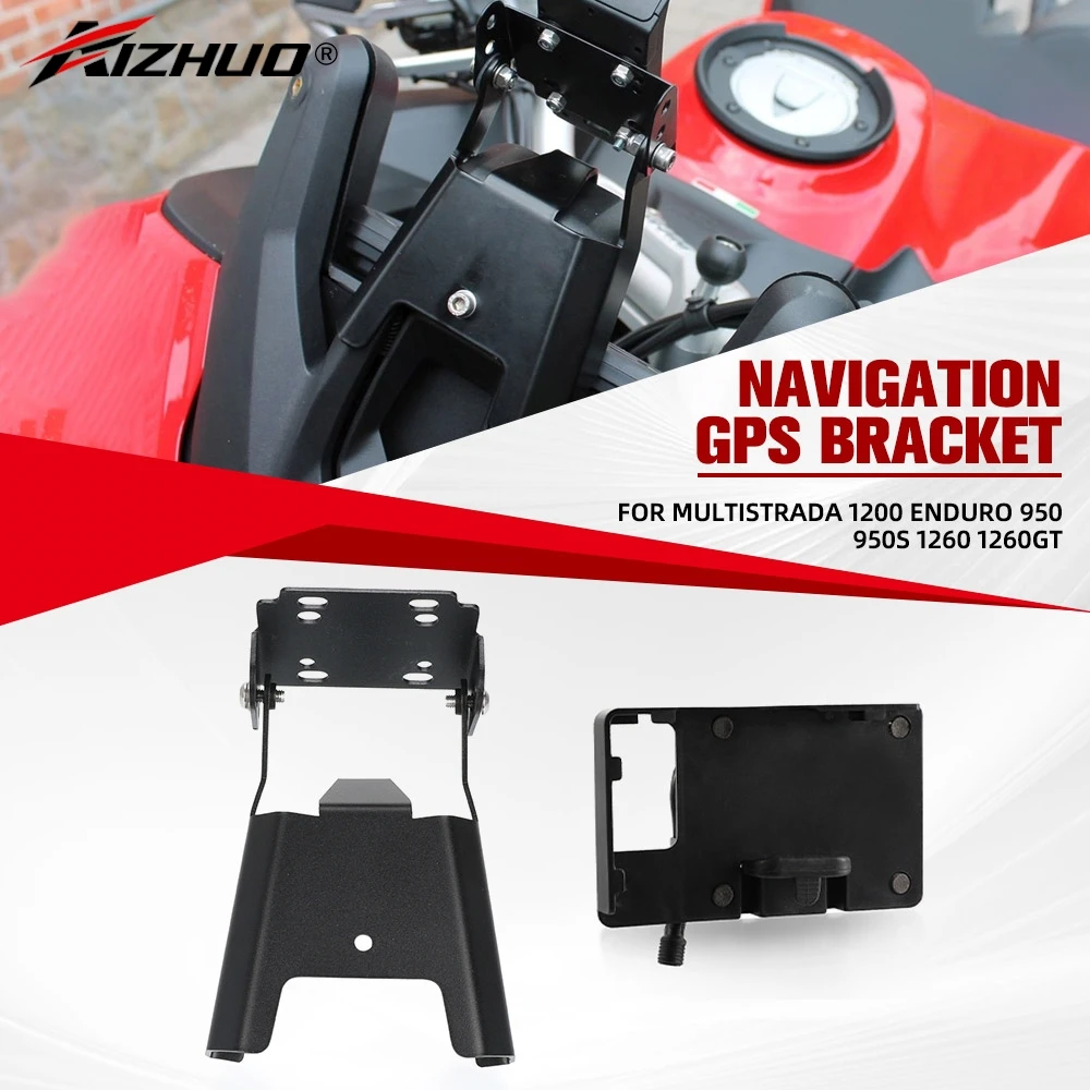 

Phone Holder Windshied Mount For Ducati Multistrada 1200 Enduro 950 950S 1260 1260GT Navigation Bracket GPS Smartphone Holder