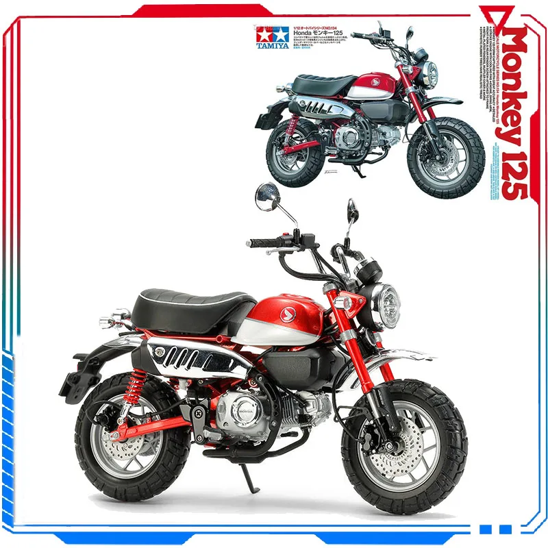 

Genuine Original 1/12 Motorcycle Honda Monkey 125 Off-road motorcycle Anime Action Figure Toys assembly Gift Collectible ModeL