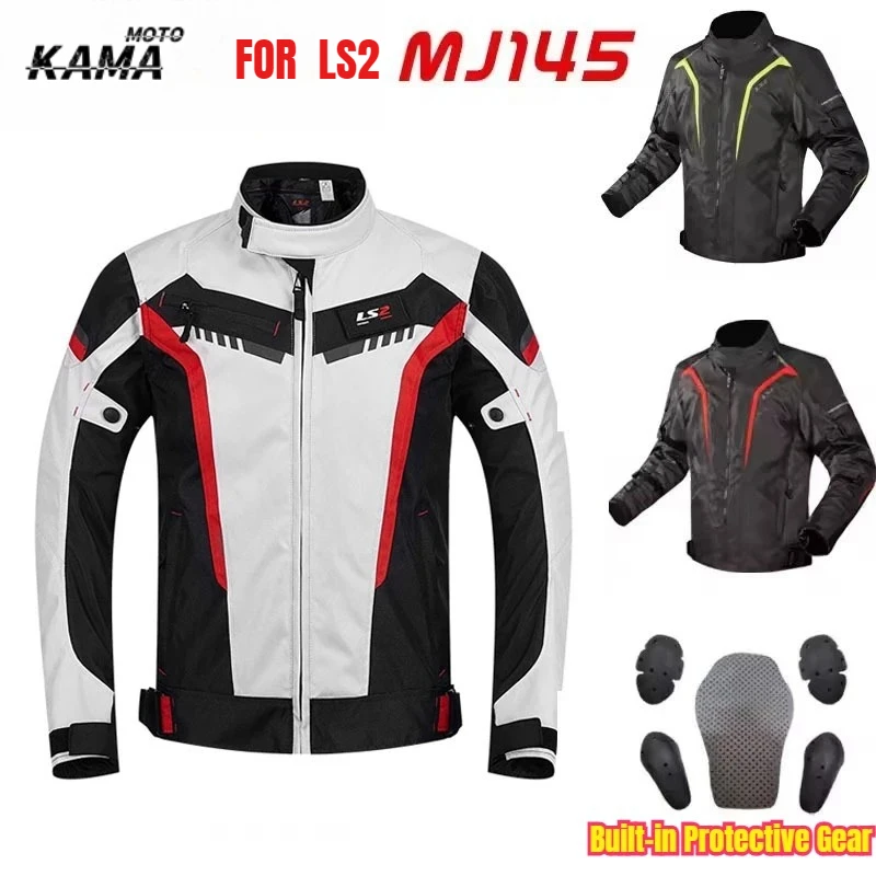 

HOT LS2 Motorcycle Suits Windproof Warm MJ113 Motorbike Jacket CE certification Anti-fall A Level MP140 Motorcycle riding Pants