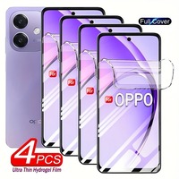 4Pcs Hydrogel Film For Oppo A78 4G Oppo A79 A59 A38 A58 A18 A98 A17 4G A97 5G A77 5G A77 4G A57 5G A96 OPPO Soft Film