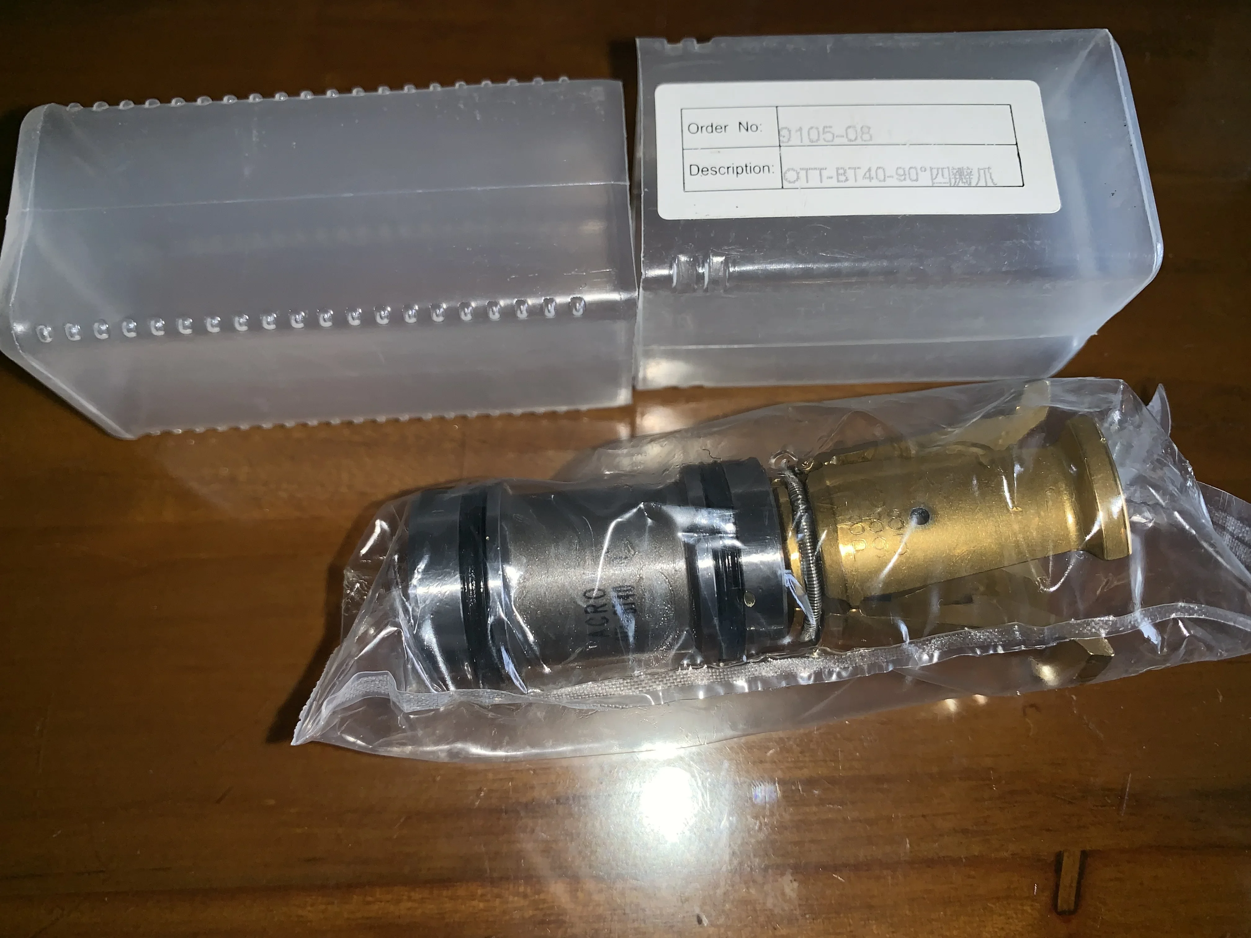 Taiwan original ACROW Maru OTT-BT DIN-30/40/50 internal thread spindle pull claw  9105-08 BT40-90