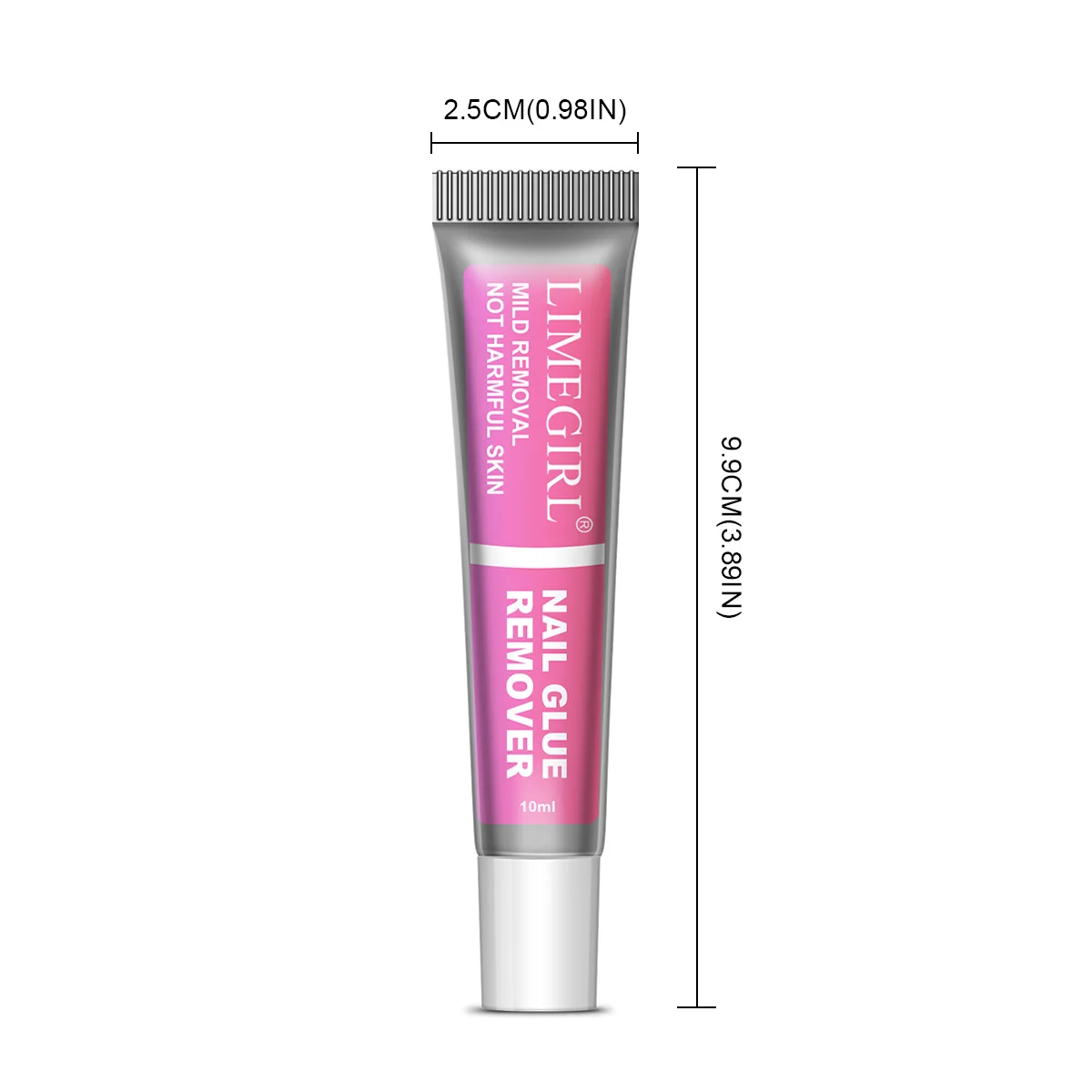 LIMEGIRL Nagelkleberentferner zum Aufdrücken der Nägel, 10 ml, zum Aufdrücken der Nagelentferner, einfache Entfernung, Debonder zum Aufkleben auf Nagelspitzen, nicht Aceton